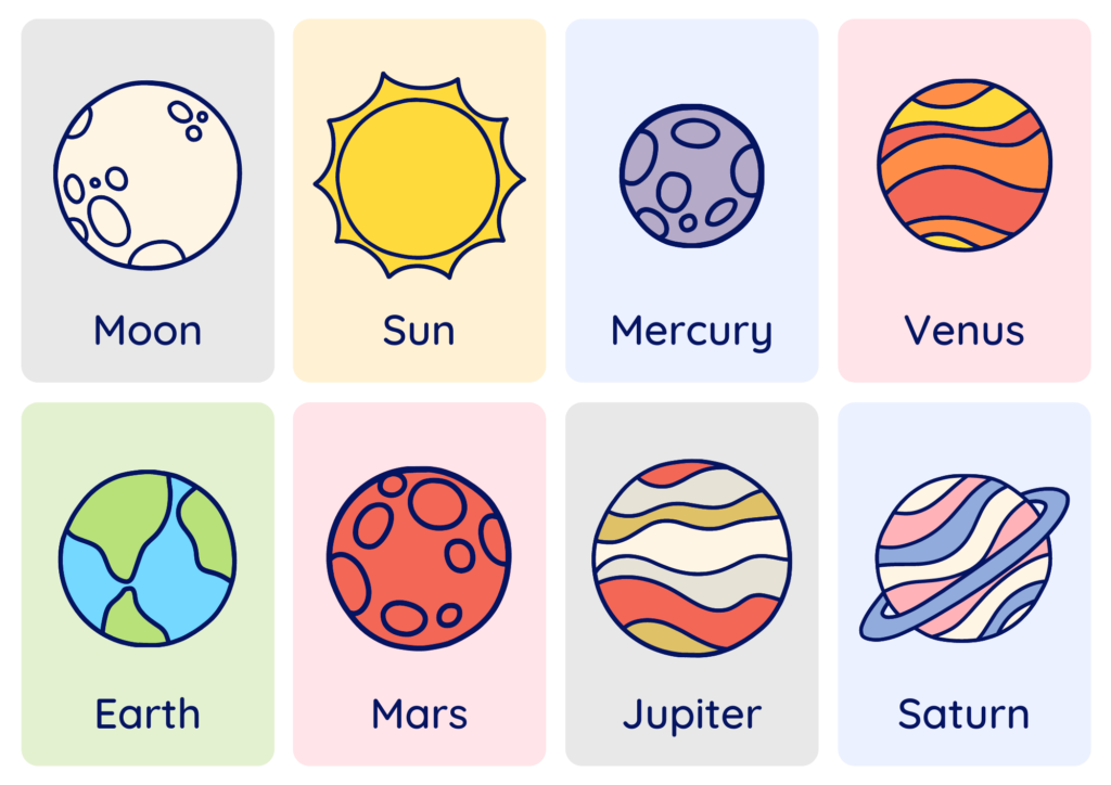 The solar system for kids : printables to color - Cobberson + Co.-nextbuild.com.vn